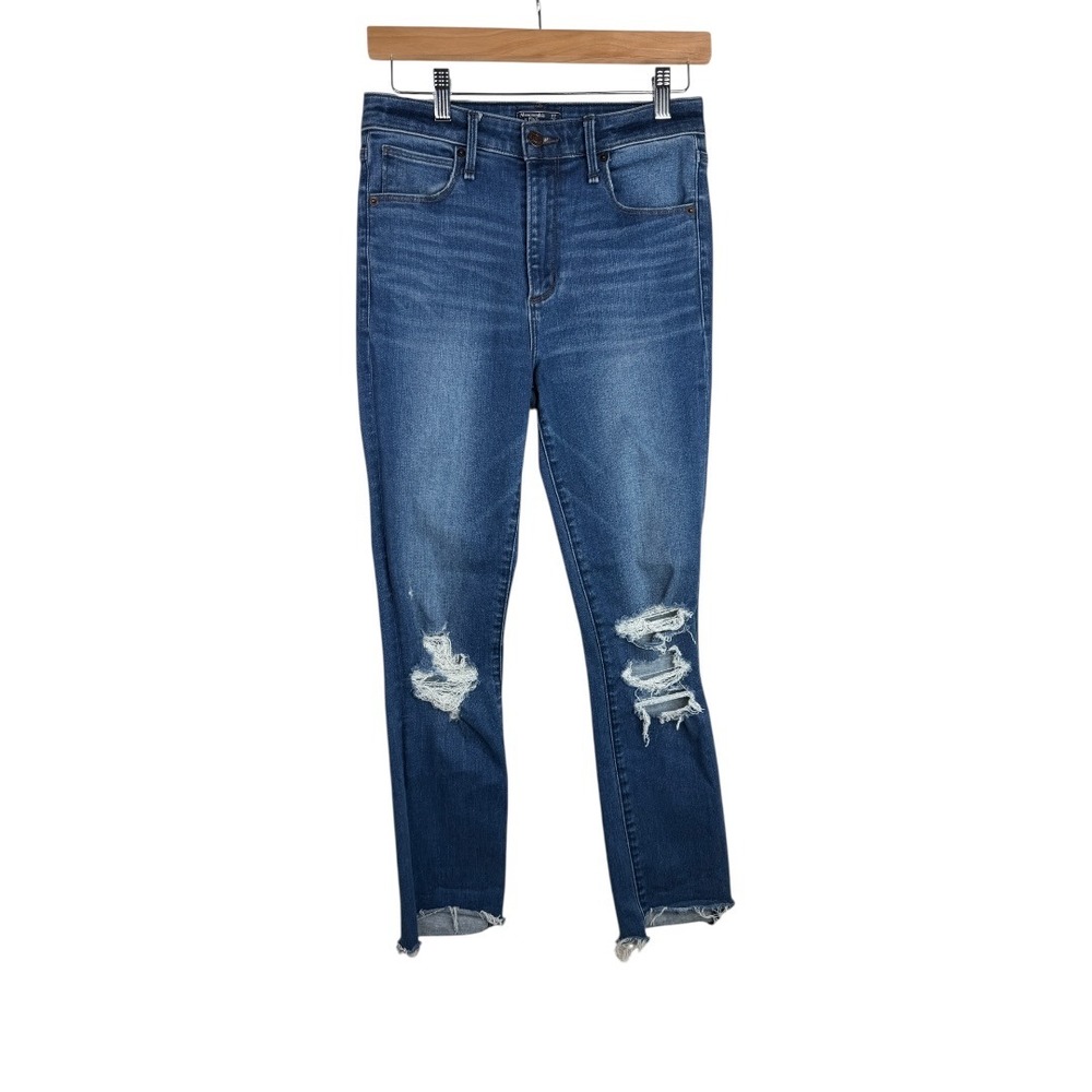 Abercrombie & Fitch Simone High‎ Rise Ankle Jeans size 4/27 Blue